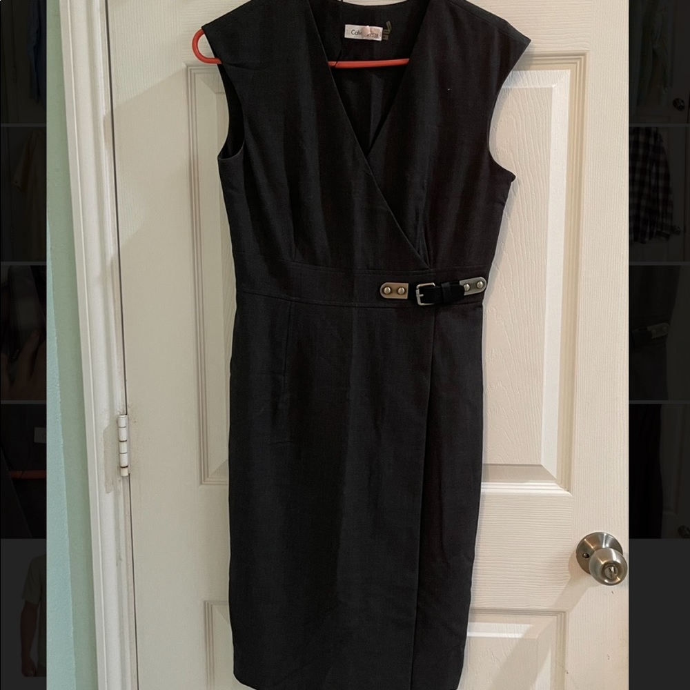 Calvin Klein Knee High like new Grey Dress